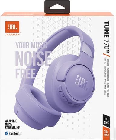 JBL Tune 770NC trådløse around-ear hodetelefoner (lilla)