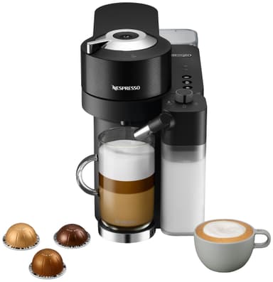 Nespresso Vertuo Lattissima kaffemaskin fra Delonghi ENV300.B (sort)