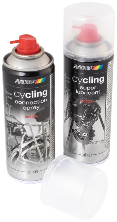 Motip e-bike kontaktspray og supersmøremiddel 200ml 000286/000293
