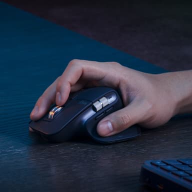 Logitech MX Keys S pakke med trådløs mus og tastatur (grafitt)