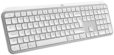 Logitech MX Keys S trådløst tastatur (lys grå)