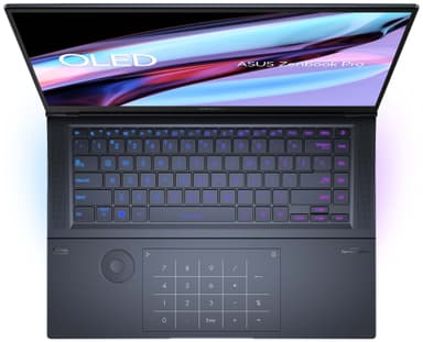 Asus ZenBook 16 Pro OLED UX7602 i9/32/1024 16" bærbar PC (Tech Black)