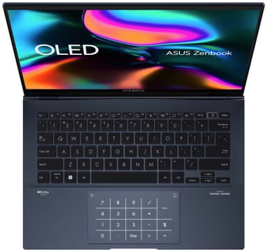 Asus ZenBook 14 OLED UX3402 i5/16/512 14" bærbar PC (Ponder Blue)