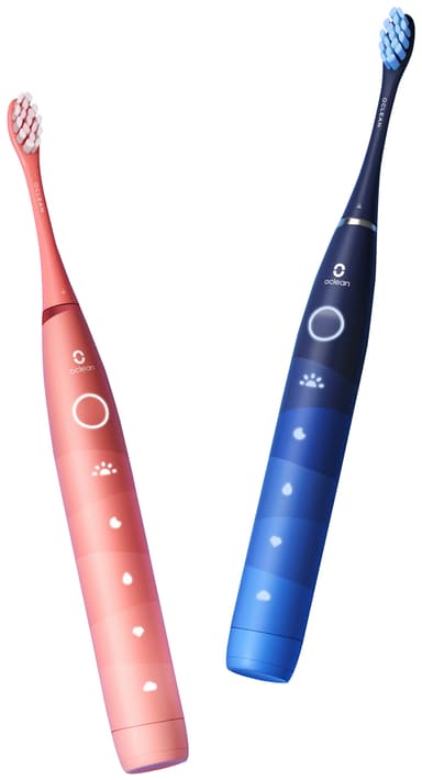 Oclean Find Duo Set elektrisk tannbørste 6830178 (rosa & blå)
