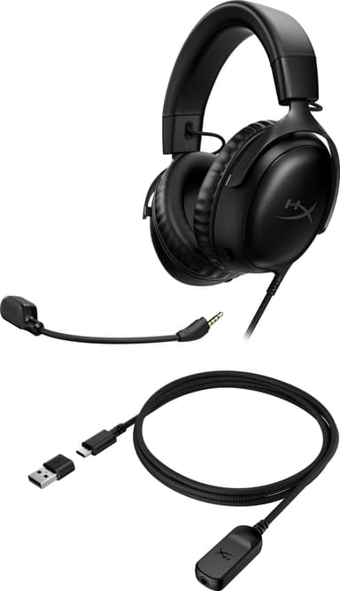 HyperX Cloud III gaming headset (sort)