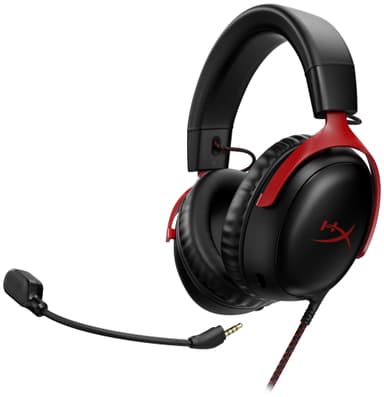 HyperX Cloud III gaming headset (sort/rød)