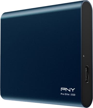 PNY Pro Elite Color Edition CS2060 Portable SSD Type-C Dark Blue 1TB