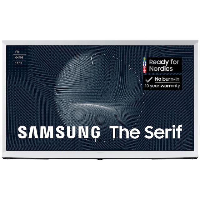 Samsung 55" LS01B The Serif 4K QLED Smart TV (2023) (hvit)