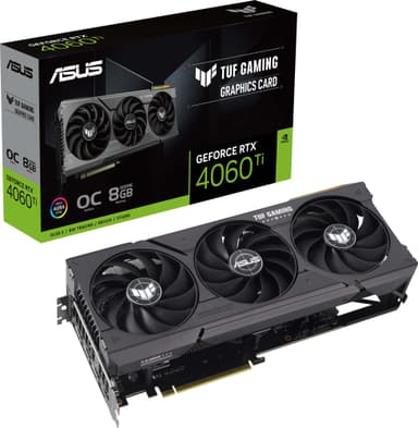 ASUS TUF RTX 4060Ti O8G Gaming grafikkort