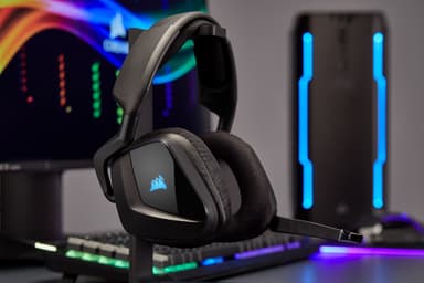 Corsair Void Pro RGB trådløst gaming-headset (sort)