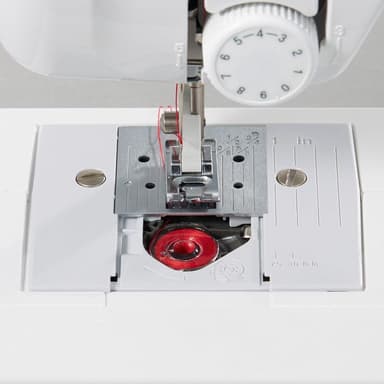Brother X14s nybegynnervennlig symaskin med drop-in opprullingssystem