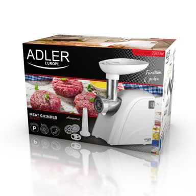 Adler AD 4803 Meat Grinder, Hvit