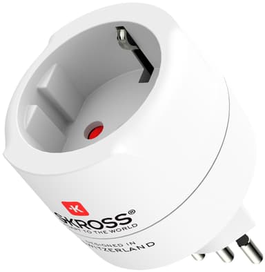 SKross Europa til Sveits, Italia og Brasil reiseadapter 3310226