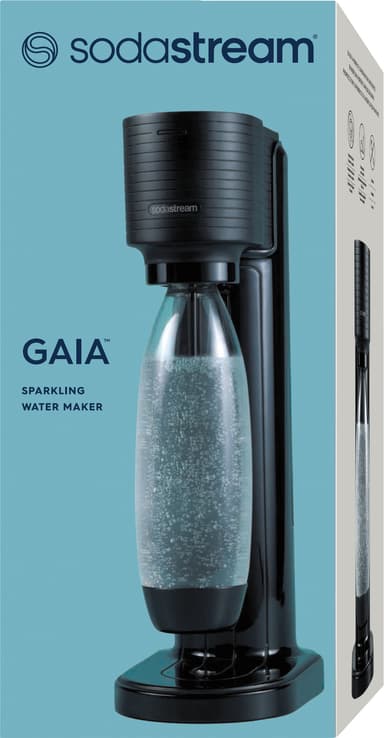Sodastream GAIA Black kullsyremaskin uten sylinder 1017901770 (sort)