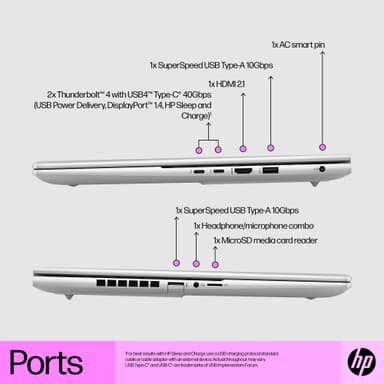 HP Envy 16 i7-13/16/1000/4060 bærbar-PC (sølv)