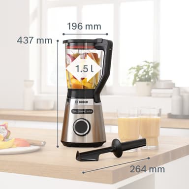 Bosch blender MMB6382M (rustfritt stål)