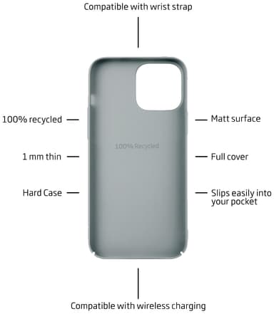 Holdit Slim Case iPhone 14 Pro Max deksel (gråbrun)