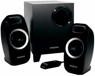 Creative Inspire 2.1 høyttalersystem T3300 (sort)