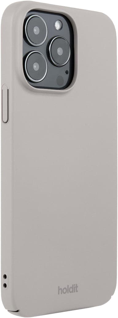 Holdit Slim Case iPhone 14 Pro Max deksel (gråbrun)