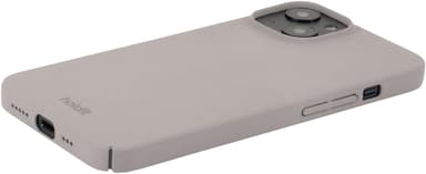 Holdit Slim Case iPhone 14/13 deksel (gråbrun)
