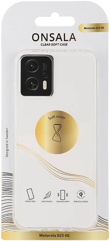 Onsala Motorola G23 deksel (gjennomsiktig)