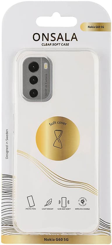 Onsala Nokia G60 5G deksel (gjennomsiktig)
