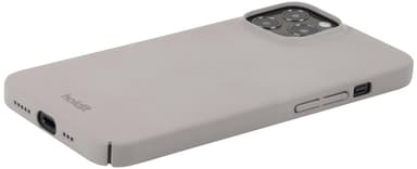 Holdit Slim Case iPhone 12/12 Pro deksel (gråbrun)