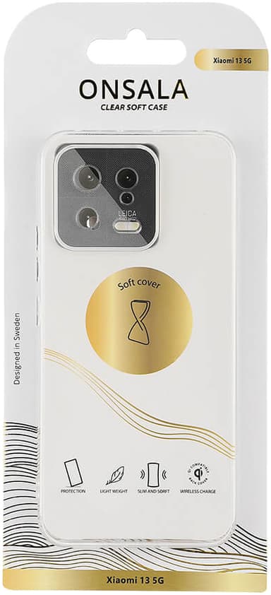 Onsala Xiaomi 13 5G deksel (gjennomsiktig)
