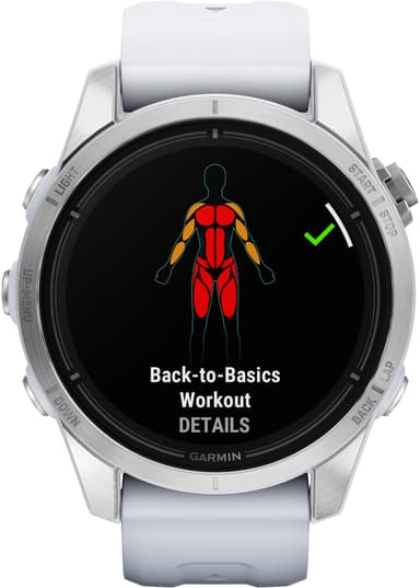 Garmin epix Gen 2 Pro smartklokke, 42mm (hvit)