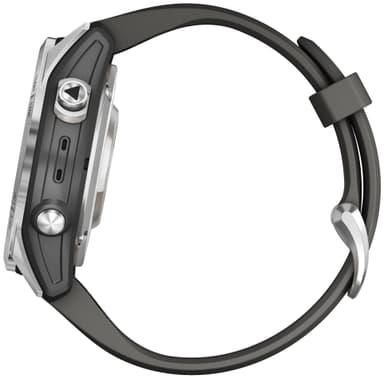 Garmin Fenix 7S Pro Solar smartklokke, 42mm (sølv)