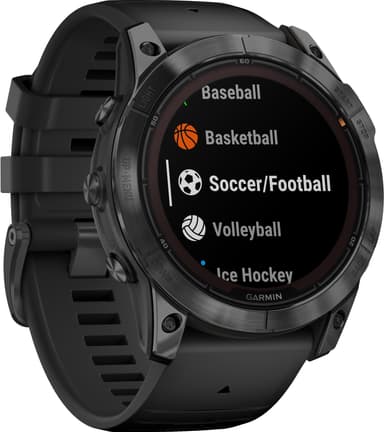 Garmin Fenix 7X Pro Solar smartklokke, 51mm (sort)