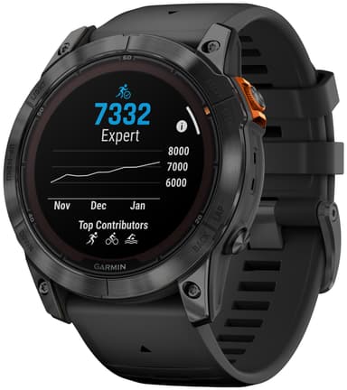 Garmin Fenix 7X Pro Solar smartklokke, 51mm (sort)
