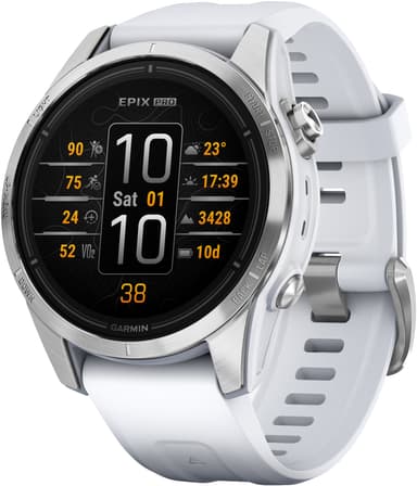 Garmin epix Gen 2 Pro smartklokke, 42mm (hvit)