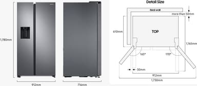 Samsung side-by-side RS68CG885DS9/EF