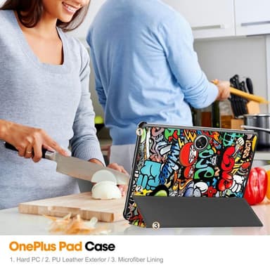 Slim Fit Dekseldeksel Til OnePlus Pad - Graffiti