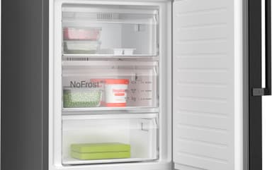 Bosch Kjøleskap/fryser kombinasjon KGN39OXBT (Black inox-antifingerprint)