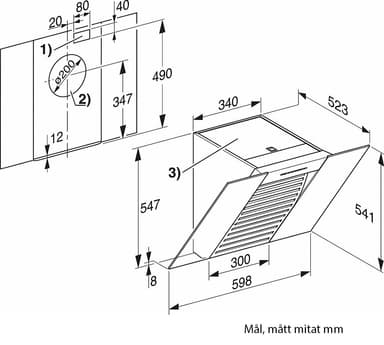 Miele ventilator DA 6066 W White Wing (BriliantHvit)