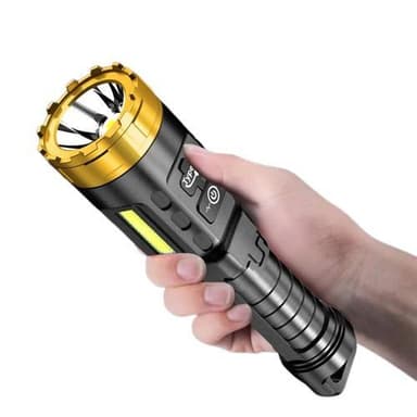 Kraftig LED-lommelykt for camping