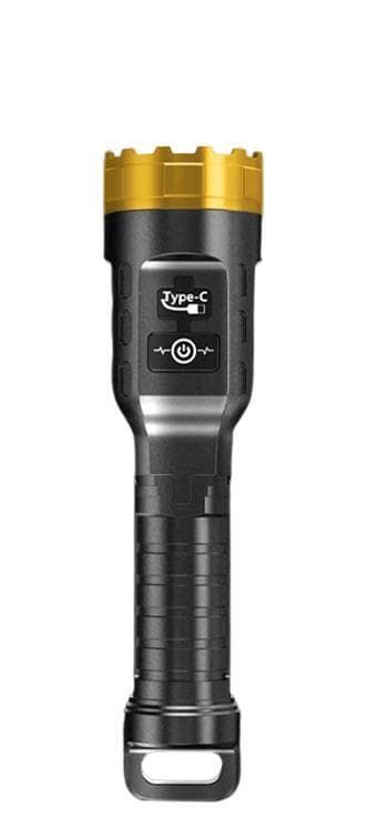 Kraftig LED-lommelykt for camping