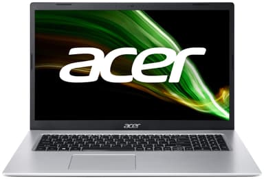 Acer Aspire 3 i3-11/8/512 17,3" bærbar PC (Pure Silver)