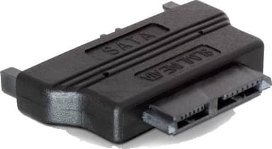 DeLOCK adapter SATA+ström(15+7) - Slim SATA+ström(7+6), ha-ho, svart