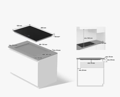 Samsung platetopp NZ85C6058FK/U1 innebygd
