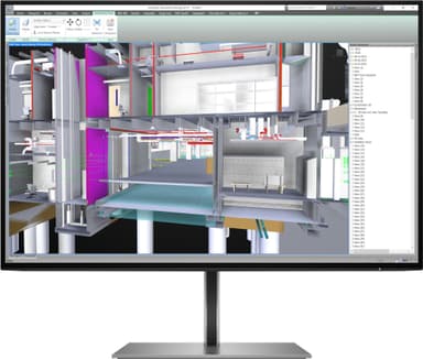 HP Z24u G3 24" WUXGA Skjerm (Sølv)