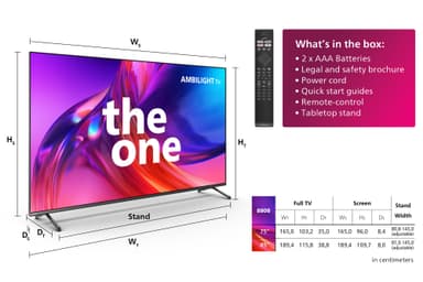 Philips 85” The One PUS8808 4K LED Smart TV (2023)