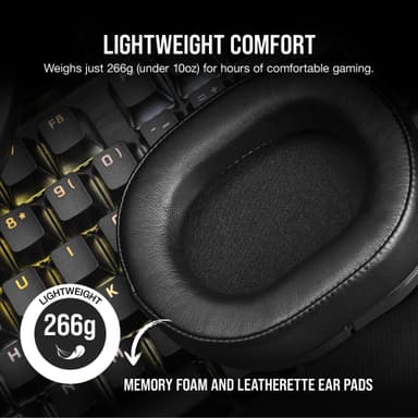 Corsair HS55 trådløst gaming headset (sort)