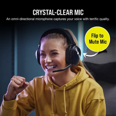 Corsair HS55 trådløst gaming headset (sort)