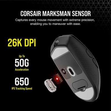 Corsair Katar Elite trådløs gamingmus