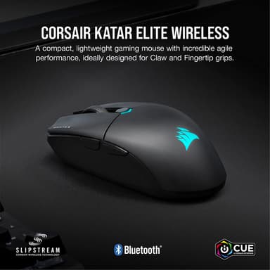 Corsair Katar Elite trådløs gamingmus