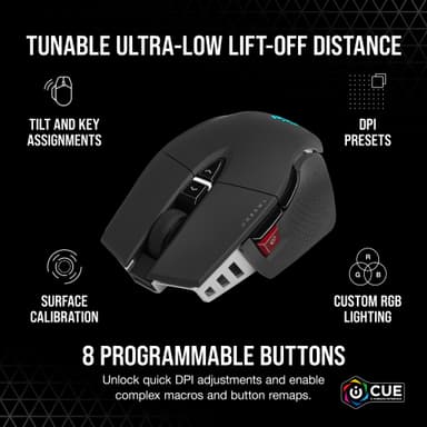 Corsair M65 RGB Ultra trådløs gamingmus