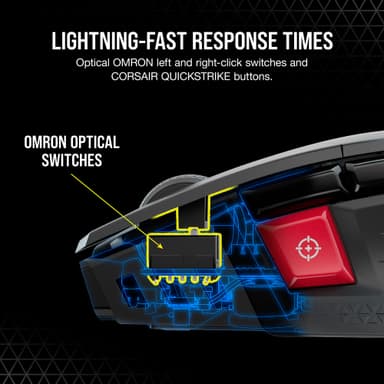 Corsair M65 RGB Ultra trådløs gamingmus